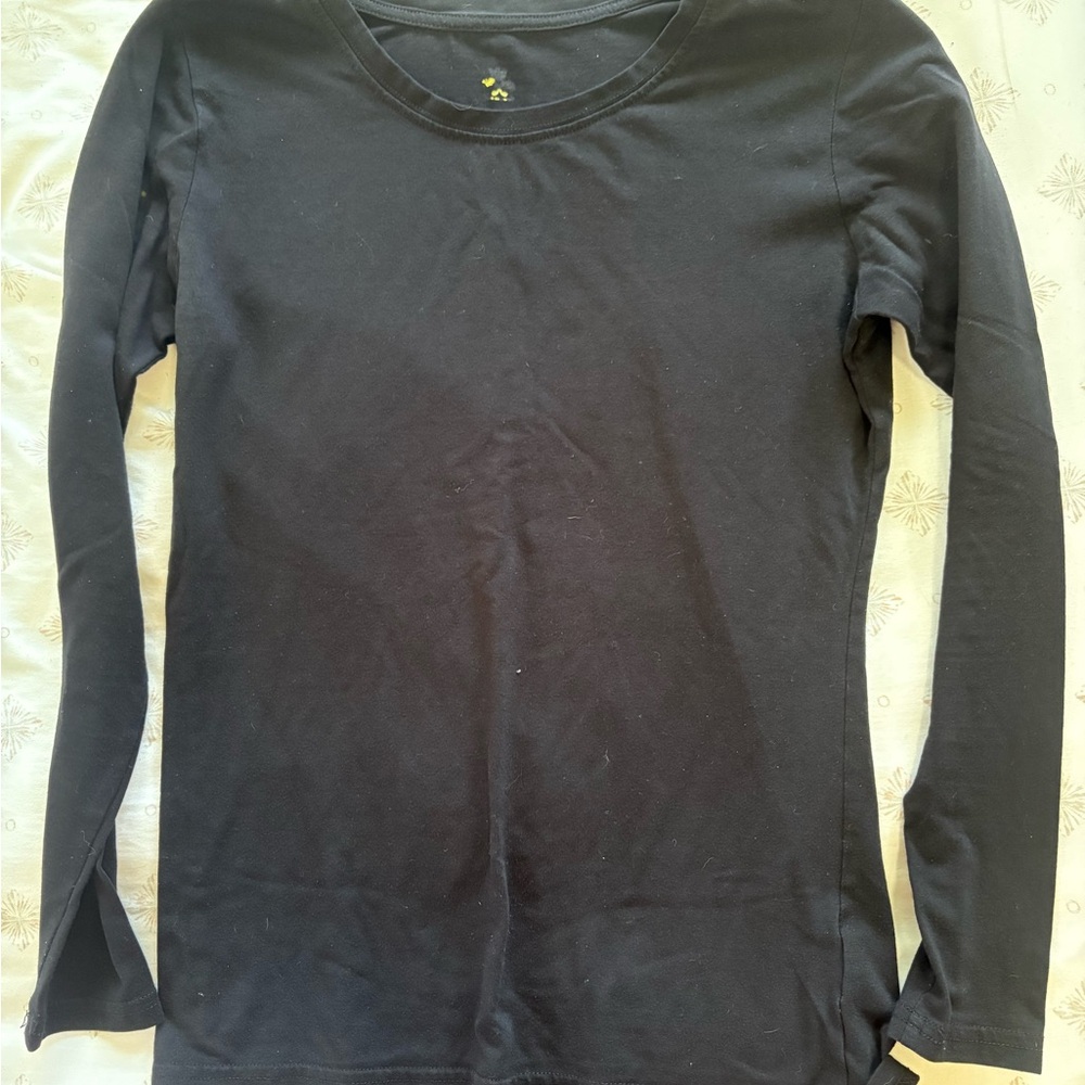 Classic Black Long Sleeve Top
